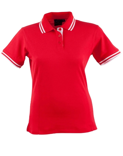 Picture of Winning Spirit, Ladies Truedry Contrast S/S Polo